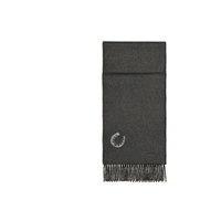 HERMES Knit Scarves Men's Black