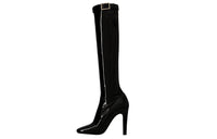 SAINT LAURENT ELLE Knee high Boots 10cm Women's Black