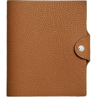 HERMES Togo Calfskin Storage Bag Unisex 37 Gold Gold