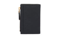 PRADA Saffiano Leather Card Holder Women's Black