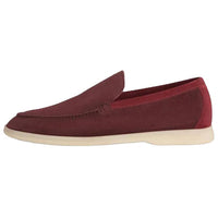 Loro Piana Summer Walk Loafers Men's Red