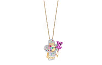 LOUIS VUITTON Vivienne Celebration Pendant Yellow Gold White Gold Titanium Diamonds And Colored Gemstones