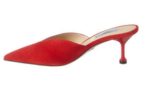 PRADA Odor Resistant Closed Toe Slippers Women's Red