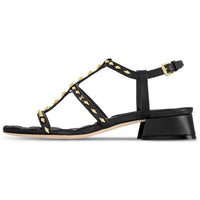 LOUIS VUITTON CELESTE Strap Sandals 3cm Women's Black