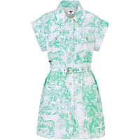 DIOR DIORIVIERA SS24 Short-Sleeved Dresses Women's Sea Blue
