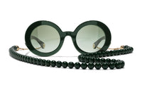 CHANEL Sunglasses Women's Green