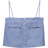 PRADA Chambray Tank Top