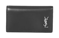 SAINT LAURENT Leather Key Pouch Men's Black