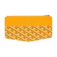 GOYARD Insert Louise Canvas With Leather Wallet Unisex Yellow