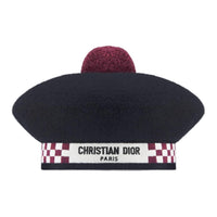 DIOR Lambswool Hats & Caps Women's Black