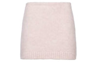 PRADA Triangle logo Wool Miniskirt