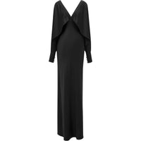 SAINT LAURENT Silk Satin Maxi Dress