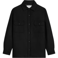 CELINE Overshirt In Cashmere Flannel