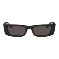 SAINT LAURENT Acetate Rectangular Sunglasses Women's Black