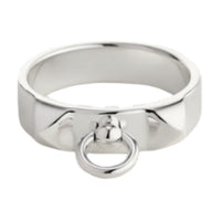 HERMES 925 Sterling Silver Rings Women's Silver