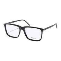 SAINT LAURENT Plastic Square Eyeglass Frames Men's Black