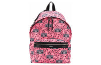 SAINT LAURENT Leather Detail Backpack Men's Pink