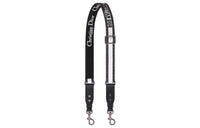 DIOR Embroidery With Calfskin Shoulder Strap Bag Straps Women's Black White