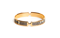 HERMES Metal Bangles Women's Gold