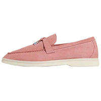 Loro Piana Summer Walk Casual Single Shoes Women's Pink