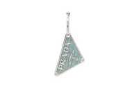PRADA Sterling Silver Earrings Men's Blue