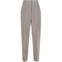 Loro Piana Pressed Crease Tapered Trousers