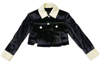 CHANEL Cropped Coats Women's Black
