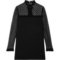 CELINE Long Sleeved Dress Women's Black