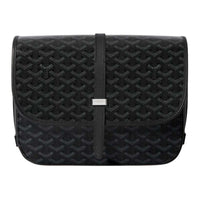 GOYARD Canvas Shoulder Bag Crossbody Bag Medium Size Unisex Black