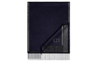 DIOR Silk Scarves Men Blue