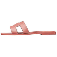 HERMES Oran Stylish Sandals Women's Blush Color