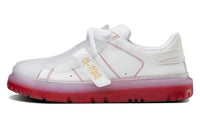 DIOR ID Shell Shoes Low Top Stylish Skateboarding Shoes Women's White Red