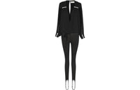 SAINT LAURENT Open sleeve Embellished Jumpsuit