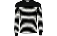 SAINT LAURENT Striped Crewneck Jumper