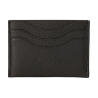 Loro Piana Grain Calfskin Card Holder Men's Black