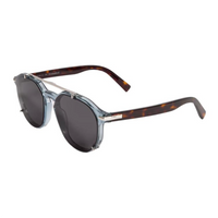 DIOR Acetate Round Sunglasses Unisex Gray