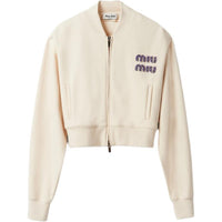 MIU MIU SS24 Sweatshirt Women's Natural