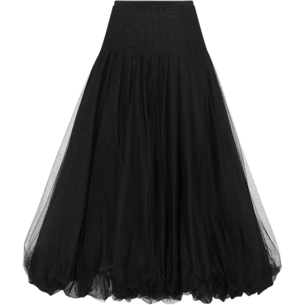 DIOR FW24 Casual Long Skirt Women's Black