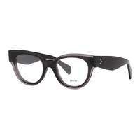 CELINE Acetate Oval Eyeglass Frames Unisex Black