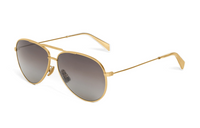 CELINE Metal Frame 01 Sunglasses In Metal With Polarized Lenses