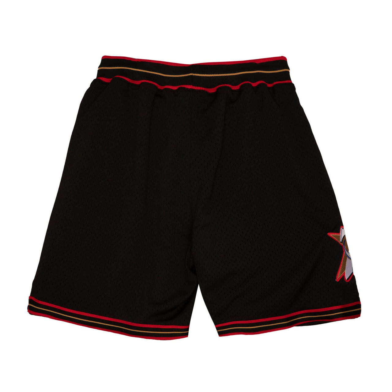 Mitchell & Ness NBA Authentic Philadelphia 76ers Road 1997-98 Shorts 'Black' ASHRGS18129-P76BLCK97