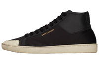 SAINT LAURENT Skateboard Shoes Women's Mid-Top Black