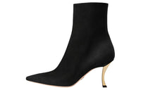 DIOR D-Fame Ankle Boots 8cm Women's Black