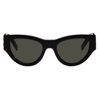 SAINT LAURENT Acetate Cat Eye Sunglasses Men's Black