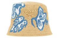 PRADA Viscose Bucket Hats Women's Blue