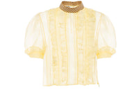 MIU MIU FW21 Crop Tops Women's Yellow