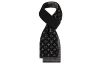 LOUIS VUITTON Knit Scarves Men Black
