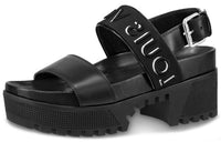 LOUIS VUITTON Laureate Platform Sandals 'Black' Women's
