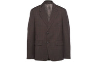 PRADA Prince Of Wales pattern Single breasted Wool Blazer