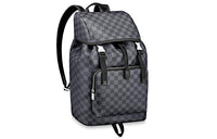 LOUIS VUITTON Zack Macassar Backpacks